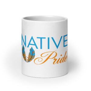 Native Pride Feathers 1 20 oz. Mug by Wayuką́