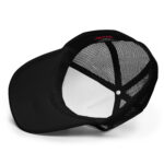 Saponi Love Black Trucker Hat by Wayuką́