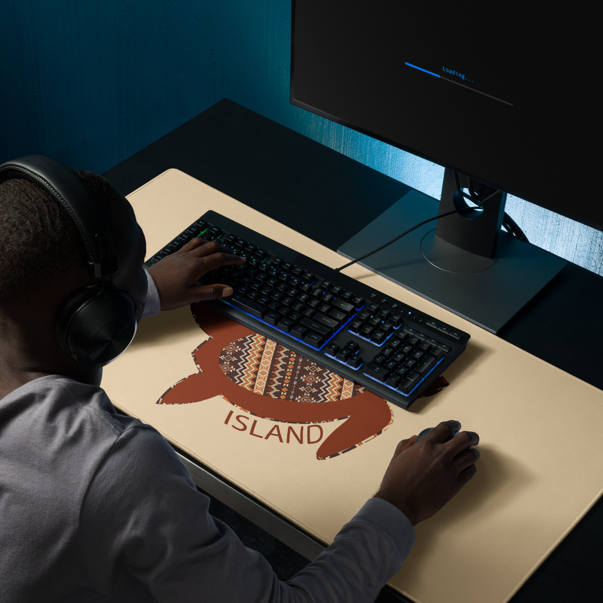 Turtle Island 2 Desk Mat by Wayuką́