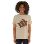 Turtle Island 2 Sand T-shirt by Wayuką́