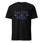 Native Pride 2 Black T-shirt by Wayuką́