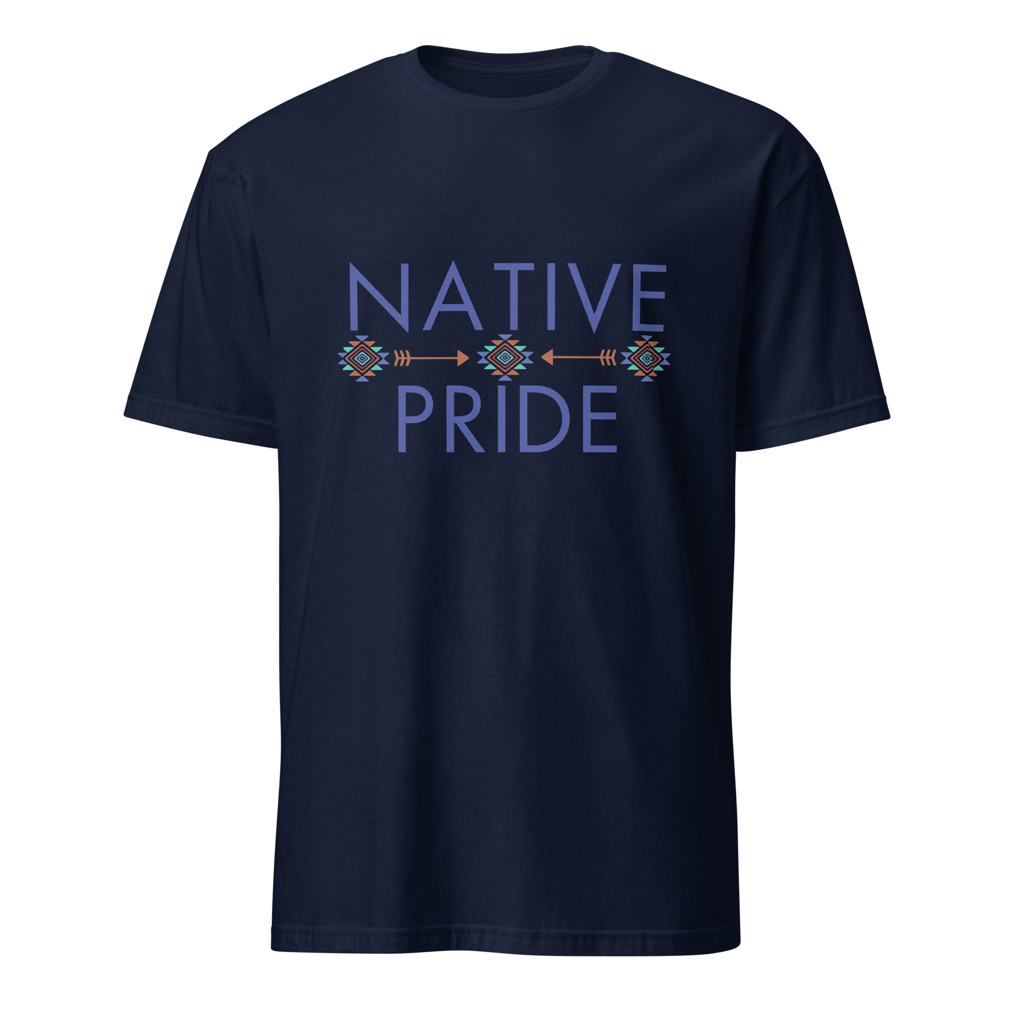 Native Pride 2 Navy T-shirt by Wayuką́