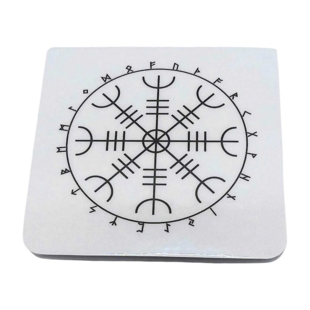 Aegishjalmr Runes Magnetic Bookmark by Wayuką́