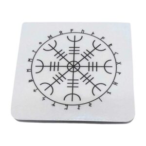 Aegishjalmr Runes Magnetic Bookmark by Wayuką́