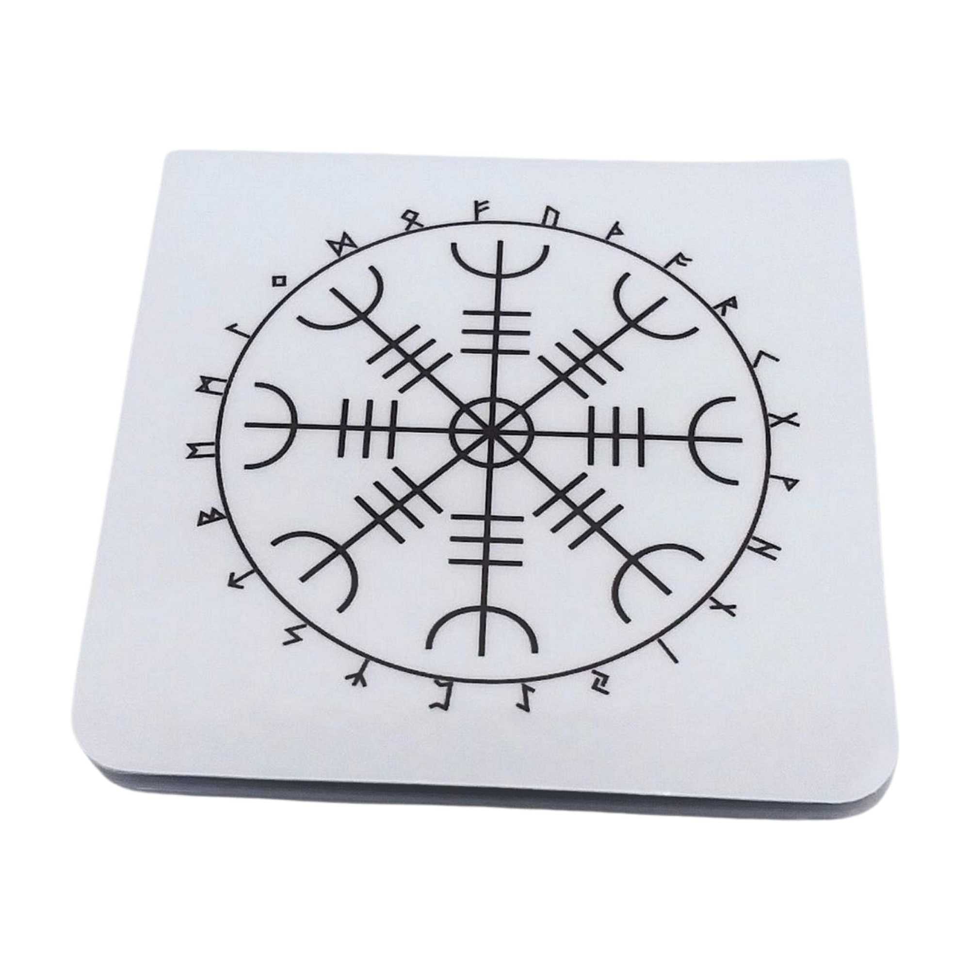 Aegishjalmr Runes Magnetic Bookmark by Wayuką́