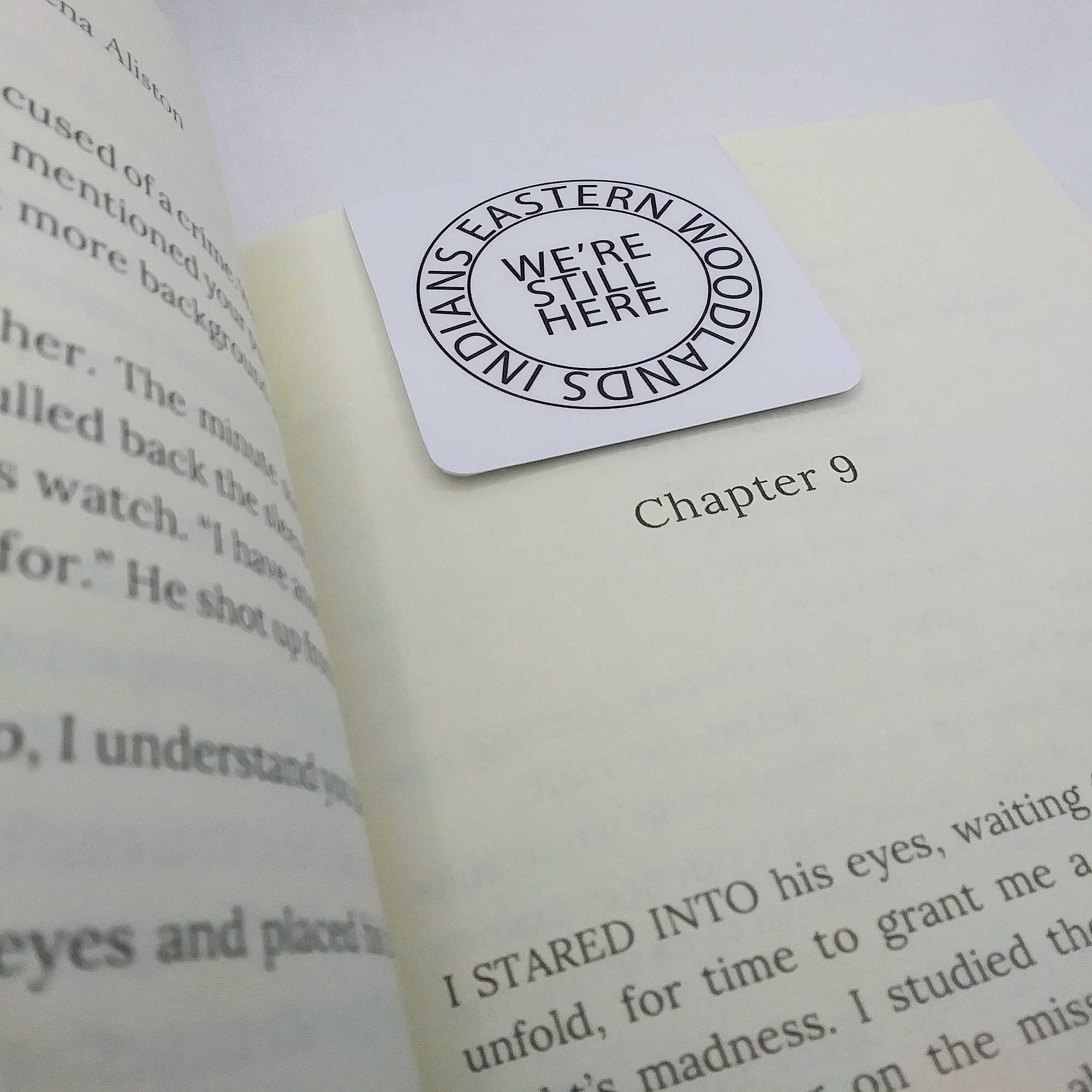 Eastern Woodlands Indians We're Still Here Magnetic Bookmark by Wayuką́