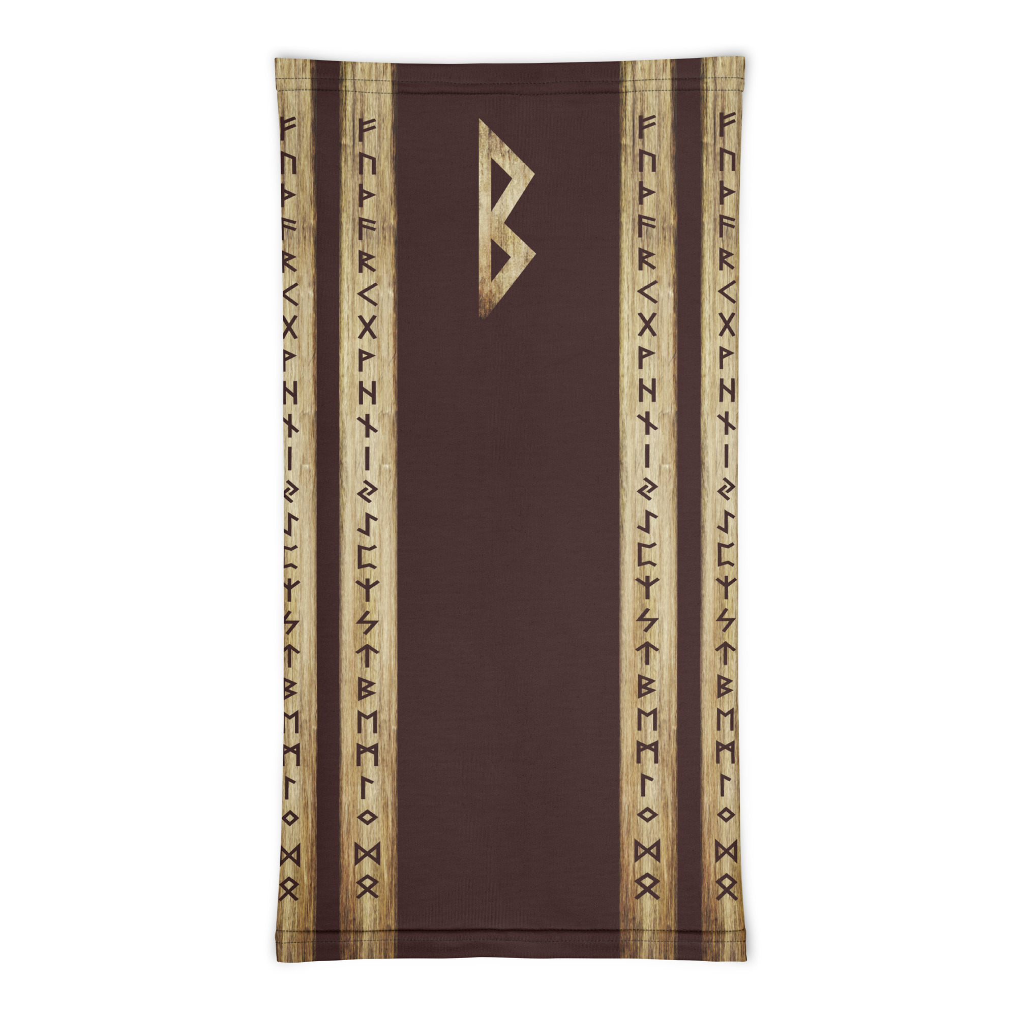 Berkana Brown Grunge Neck Gaiter bgy Wayuką́