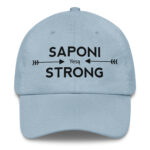 Saponi Strong Arrows Light Blue Dad Hat by Wayuką́
