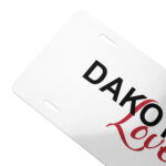 Dakota Love License Plate by Wayuką́