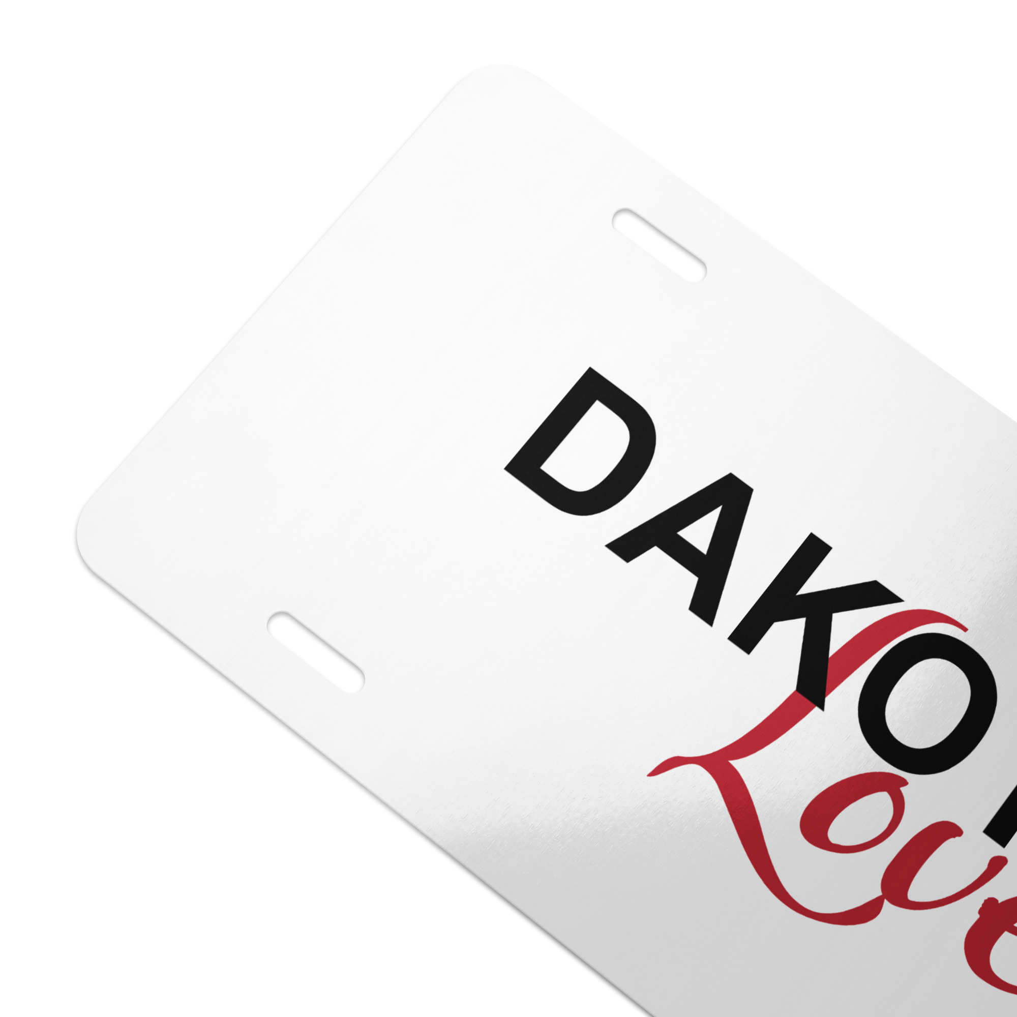 Dakota Love License Plate by Wayuką́