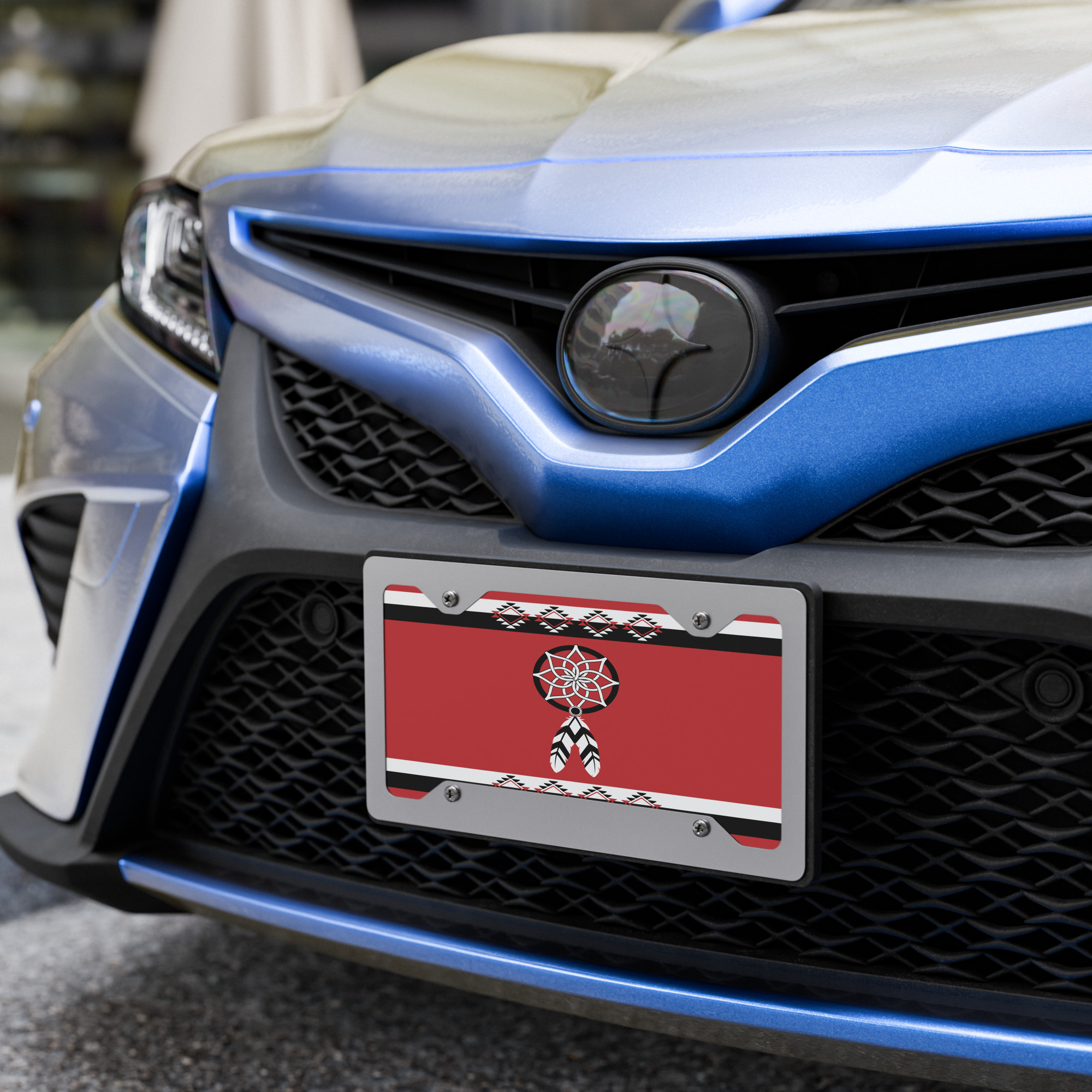 Dreamcatcher License Plate by Wayuką́