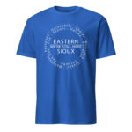 Eastern Sioux We're Still Here Royal Unisex T-shirt by Wayuką́