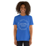 Eastern Sioux We're Still Here Royal Unisex T-shirt by Wayuką́