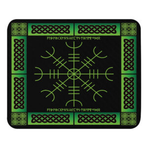 Celtic Aegishjalmr Mouse Pad by Wayuką́