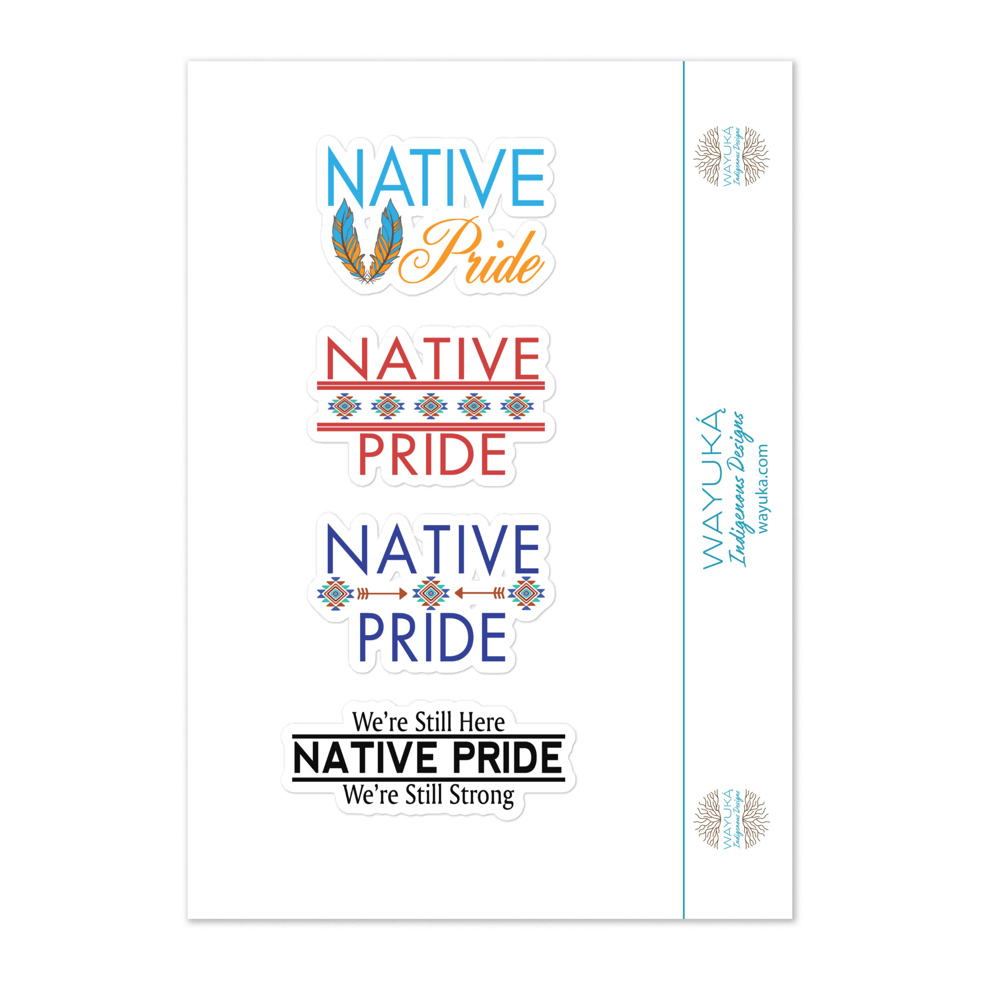 Native Pride Sticker Sheet by Wayuką́