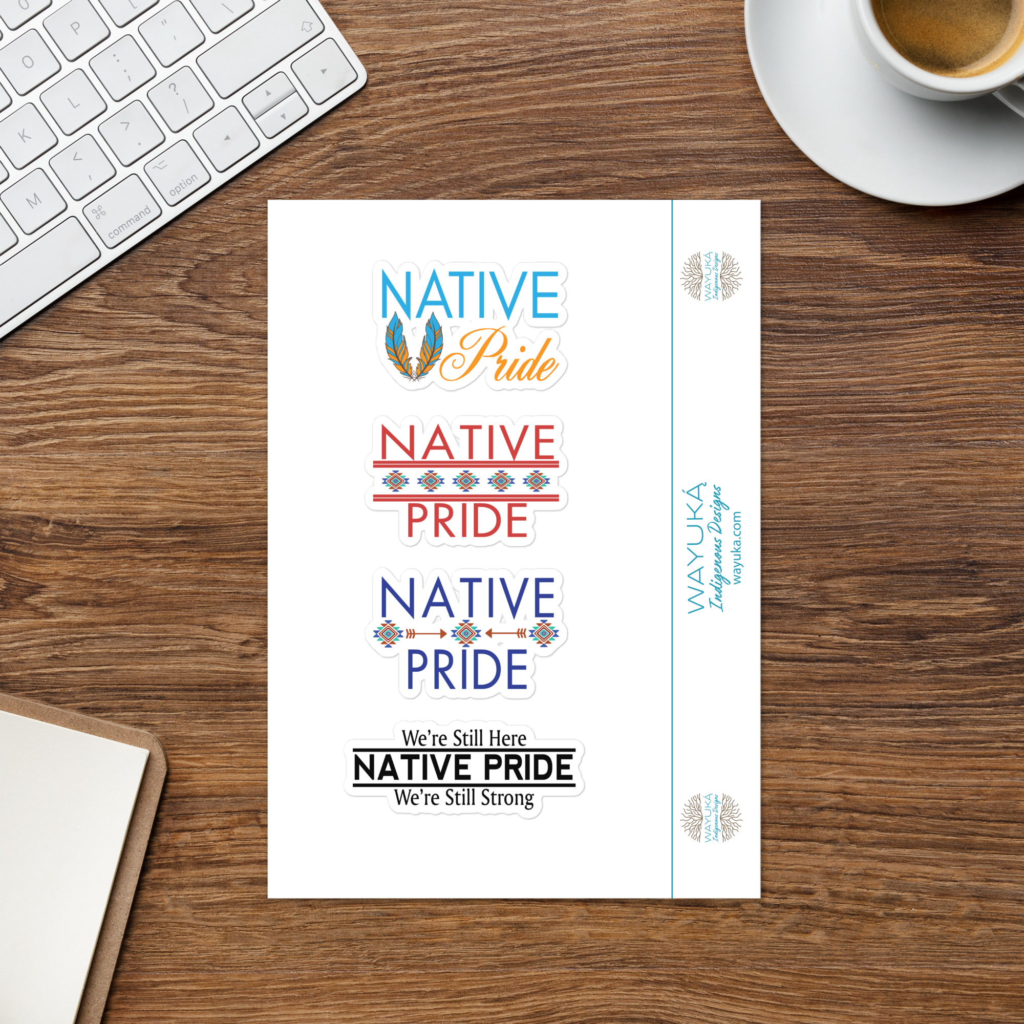 Native Pride Sticker Sheet by Wayuką́