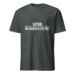 Saponi Mi:mahú:k Ehį Ney Dark Heather Unisex T-shirt by Wayuką́