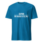 Saponi Mi:mahú:k Ehį Ney Sapphire Unisex T-shirt by Wayuką́