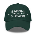Saponi Strong Arrows Spruce Dad Hat by Wayuką́
