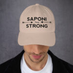 Saponi Strong Arrows Stone Dad Hat by Wayuką́