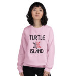 Turtle Island 1 Light Pink Sweatshirt by Wayuką́