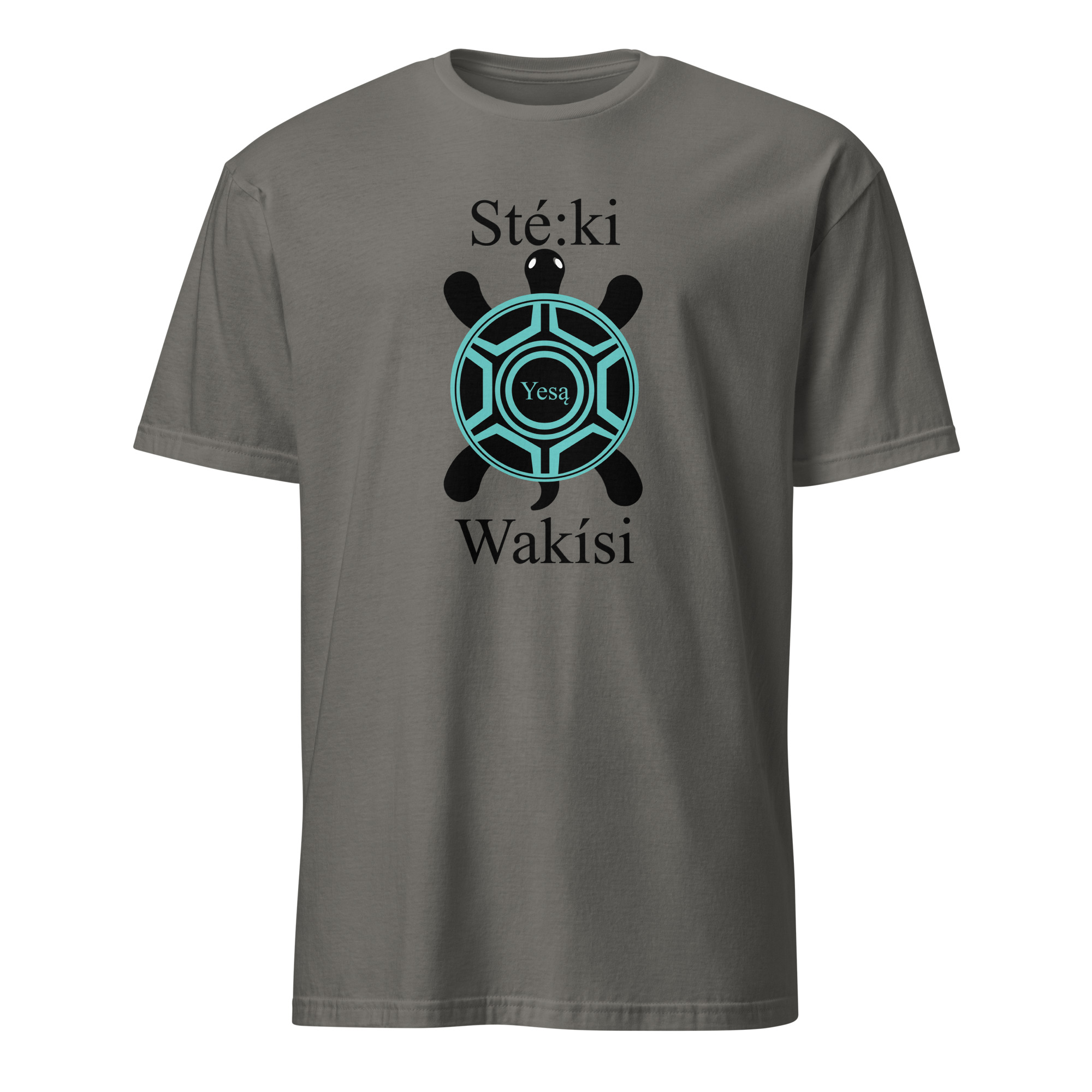 Steki Wakisi Charcoal T-shirt by Wayuką́