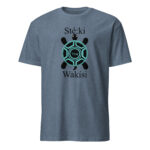 Steki Wakisi Heather Indigo T-shirt by Wayuką́