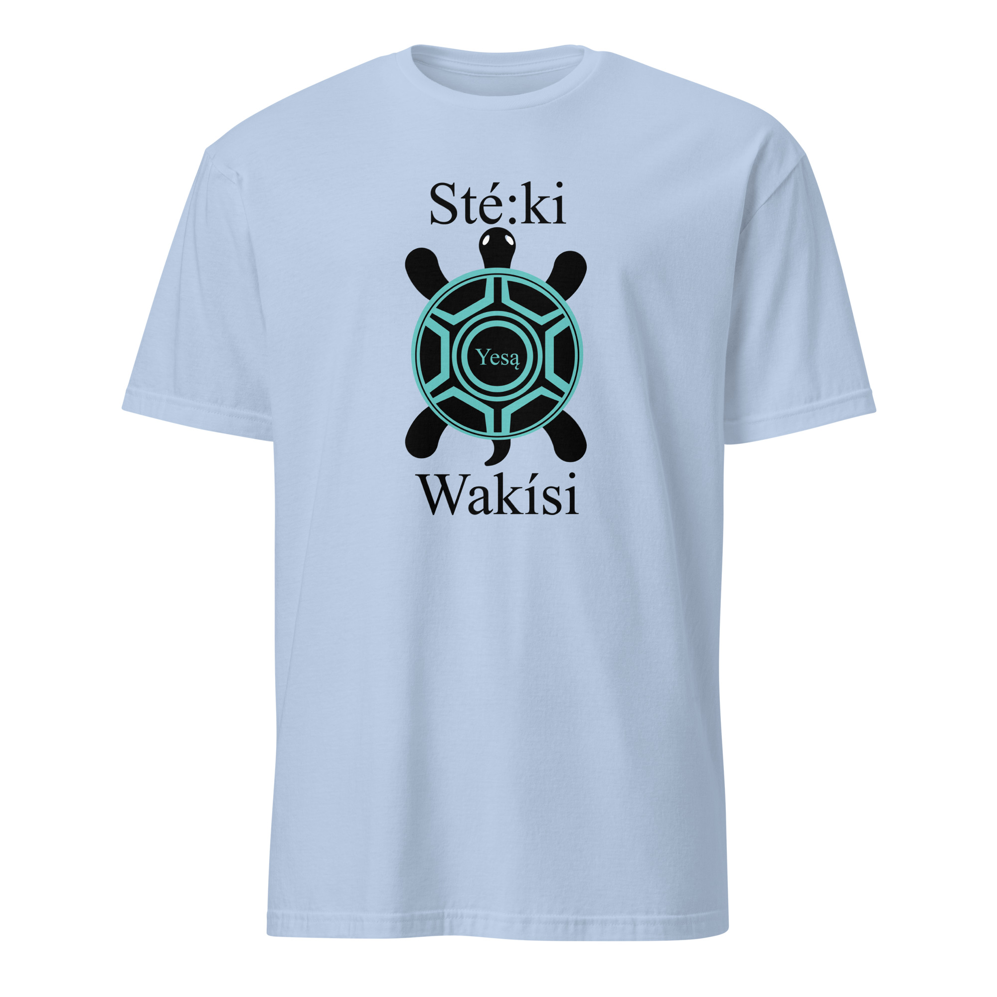 Steki Wakisi Light Blue T-shirt by Wayuką́