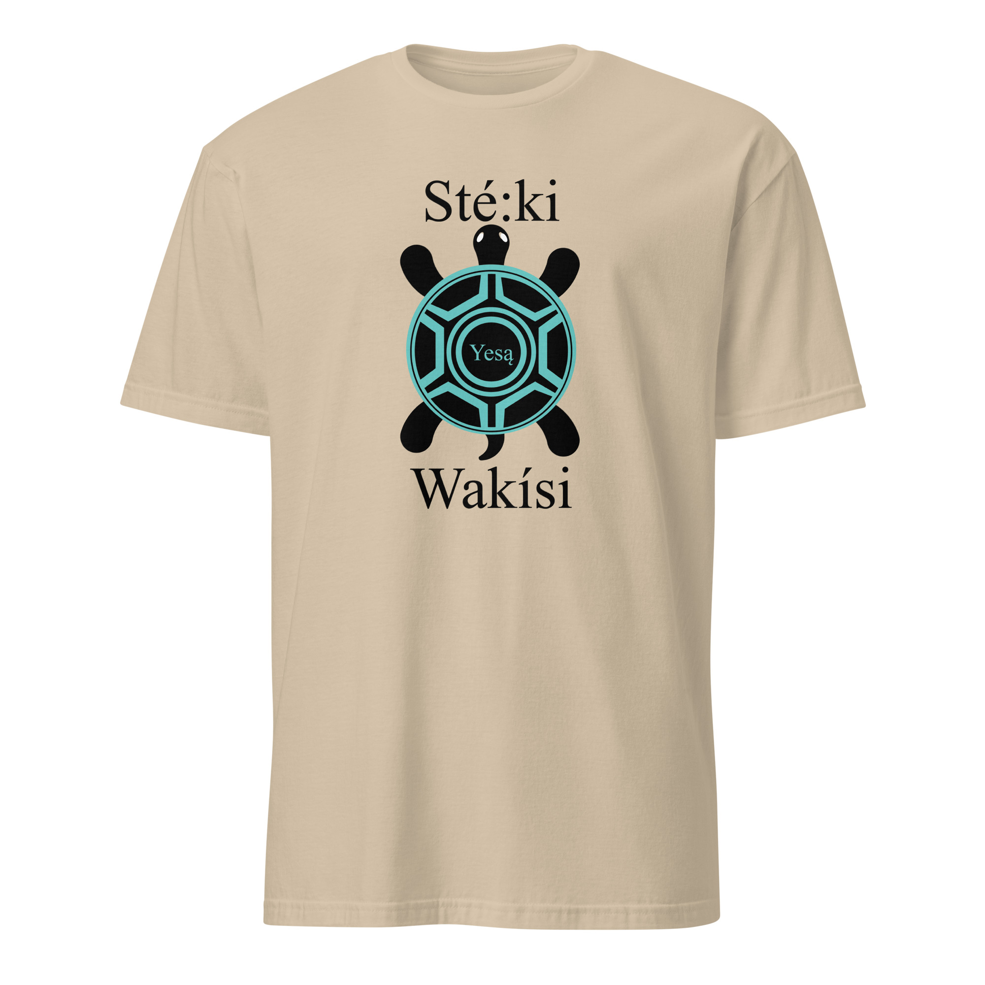 Steki Wakisi Sand T-shirt by Wayuką́