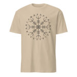 Aegishjalmr Runes Sand Unisex T-shirt by Wayuką́
