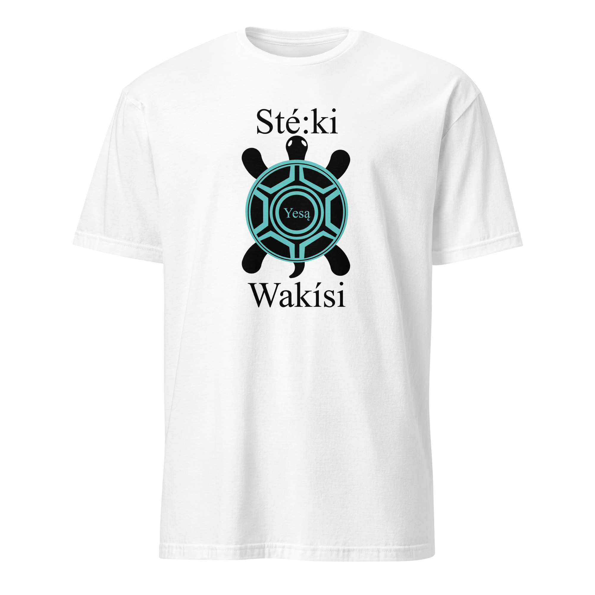 Steki Wakisi White T-shirt by Wayuką́