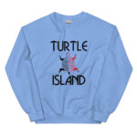Turtle Island 1 Carolina Blue Sweatshirt by Wayuką́