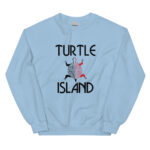 Turtle Island 1 Light Blue Sweatshirt by Wayuką́