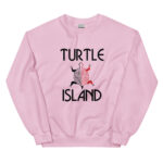 Turtle Island 1 Light Pink Sweatshirt by Wayuką́