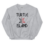 Turtle Island 1 Sport Grey Sweatshirt by Wayuką́