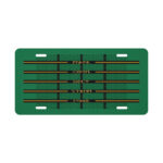 Celtic Runes 1 License Plate by Wayuką́