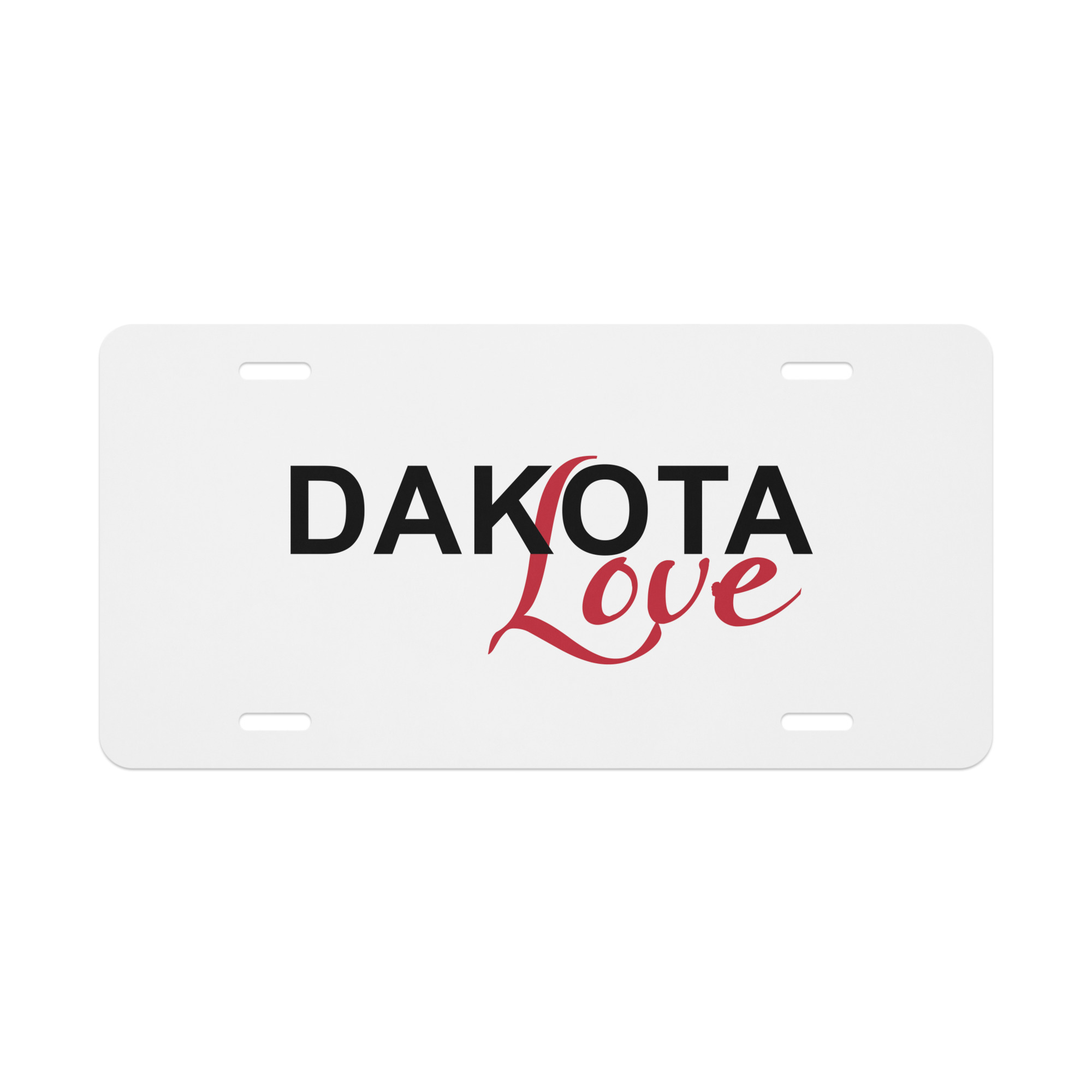 Dakota Love License Plate by Wayuką́