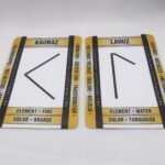 Gold Rune Cards by Wayuką́