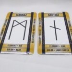 Gold Rune Cards by Wayuką́