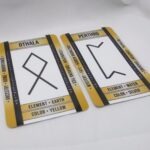 Gold Rune Cards by Wayuką́