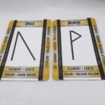 Gold Rune Cards by Wayuką́