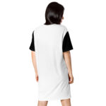 Aegishjalmr Runes White T-shirt Dress by Wayuką́