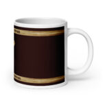 Algiz Brown Grunge Coffee Mug by Wayuką́