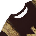 Algiz Brown Grunge T-shirt Dress by Wayuką́