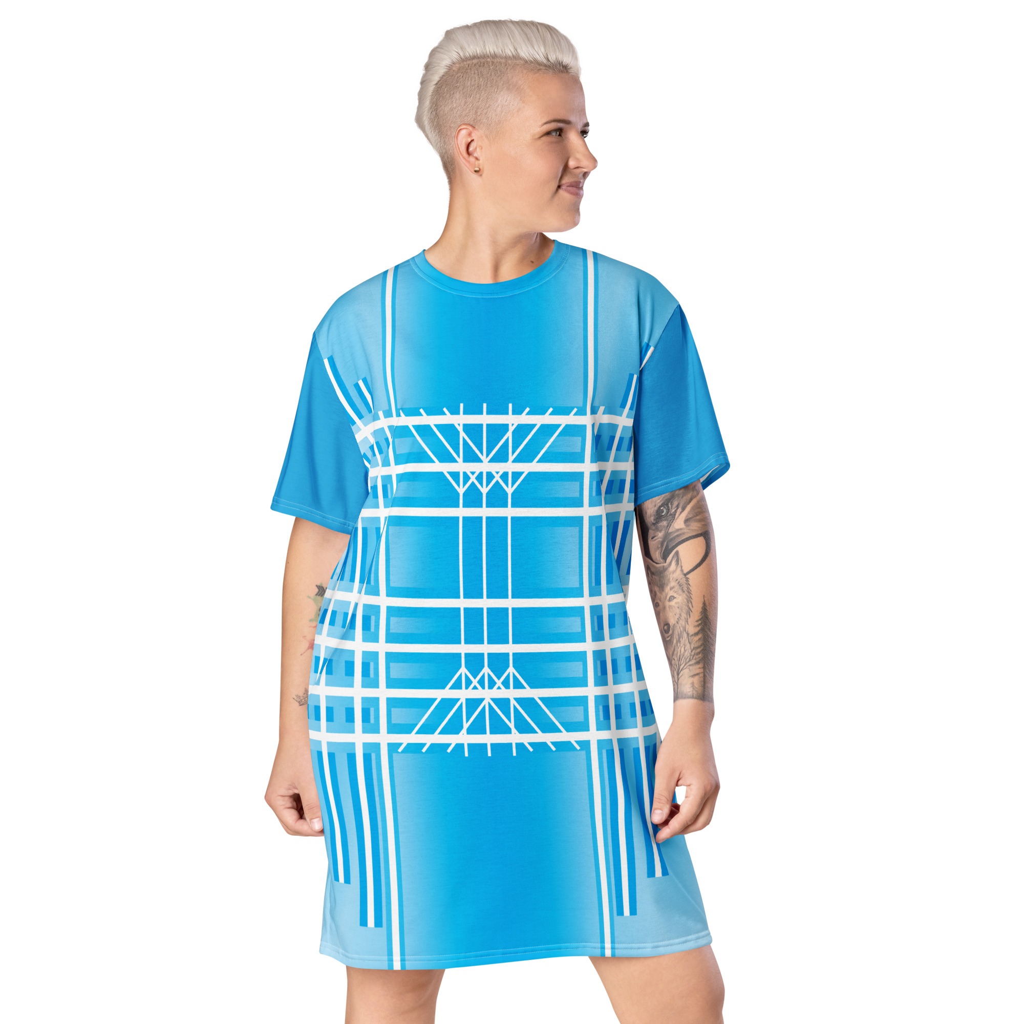 Frost T-shirt Dress by Wayuką́
