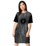 Seidr Galdr Web of Wyrd T-shirt Dress by Wayuką́