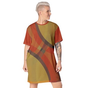 Dissolution T-shirt Dress by Wayuką́