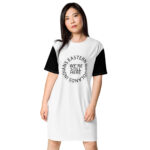 Eastern Woodlands Indians We're Still Here White T-shirt Dress by Wayuką́