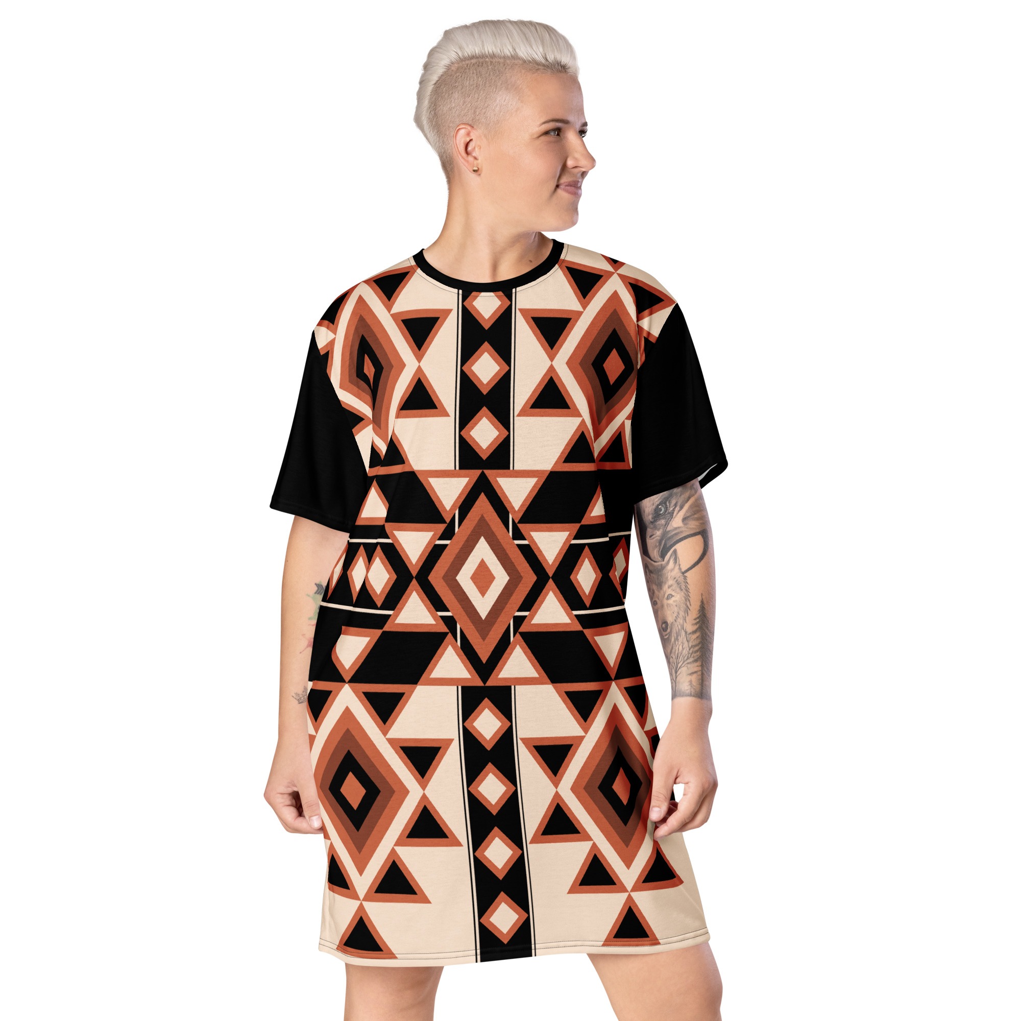 Connection T-shirt Dress by Wayuką́