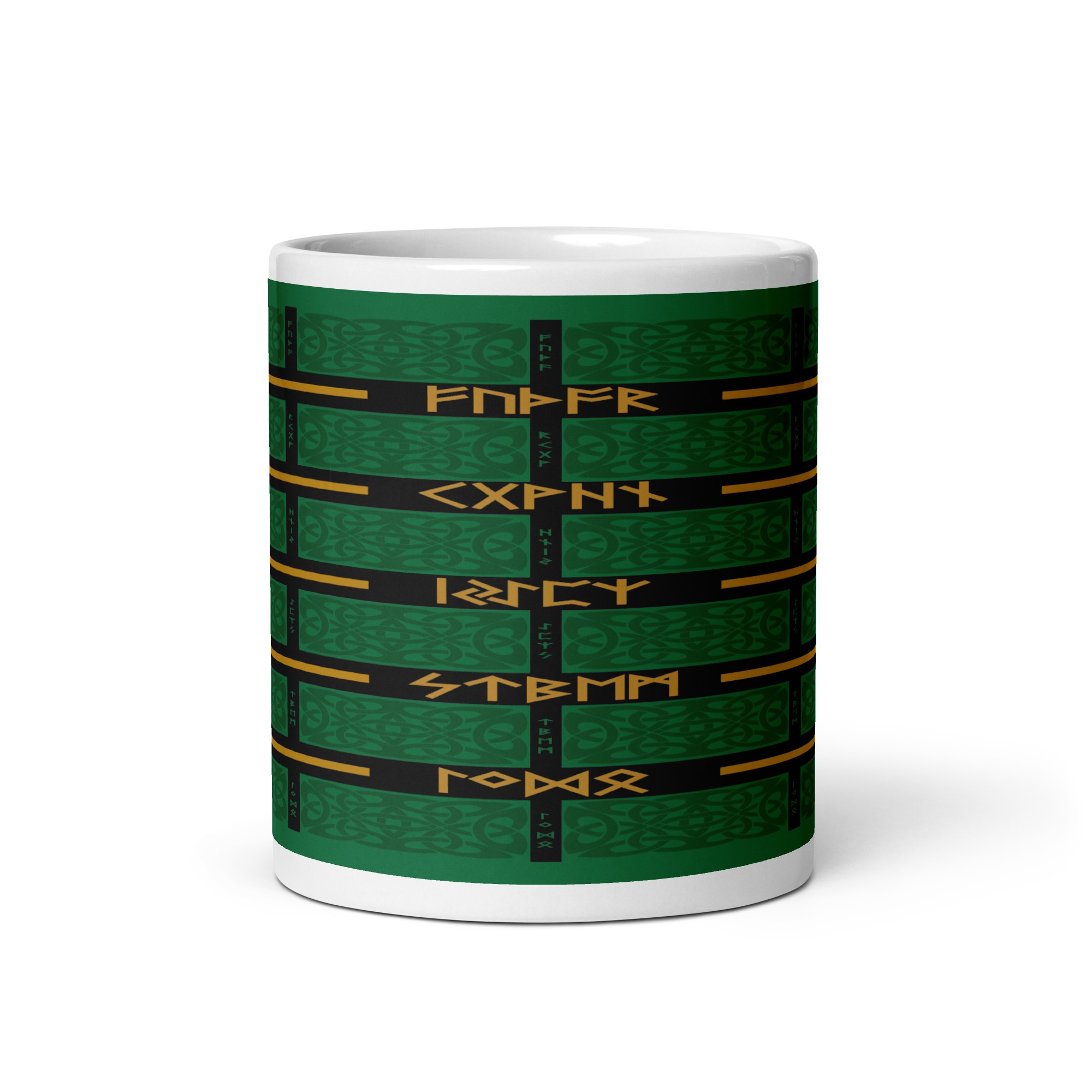 Celtic Runes 1 Coffee Mug by Wayuką́